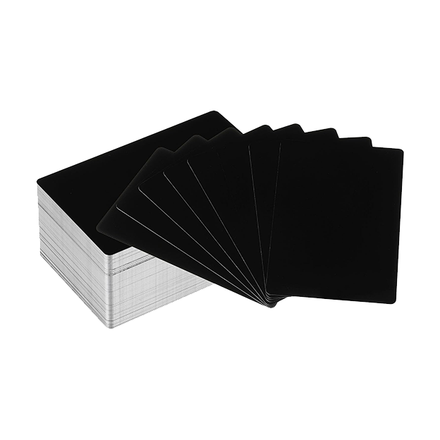 Aluminum DIY Cards 100 PCS (Multi Colors)