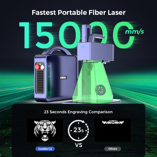 G2 20W Metal & Plastic Fiber Laser Engraver