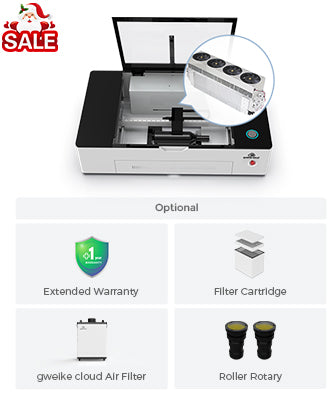 Gweike cloud RF Metal Tube Laser Cutter Engraver